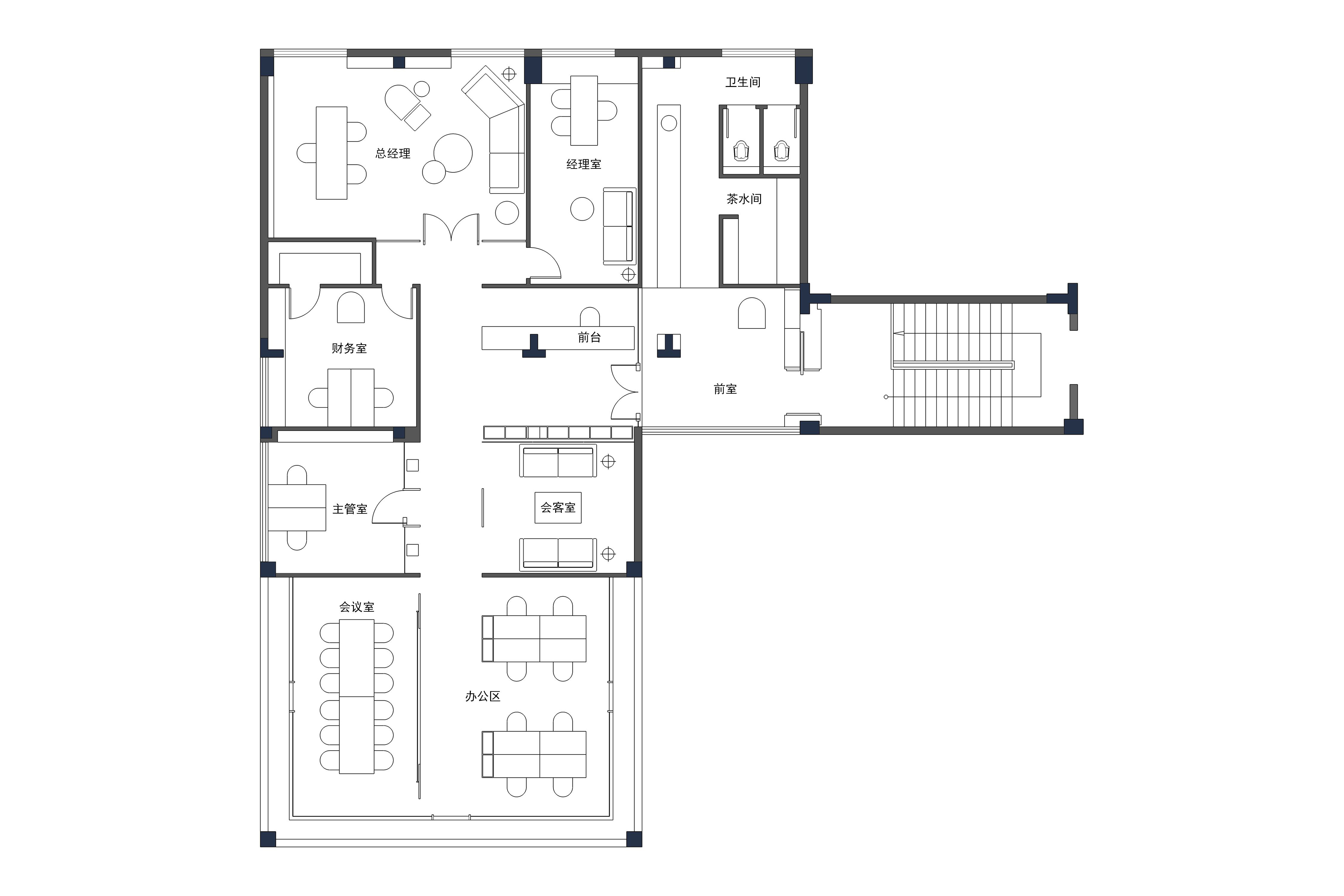 邦华建设办公室设计图 7