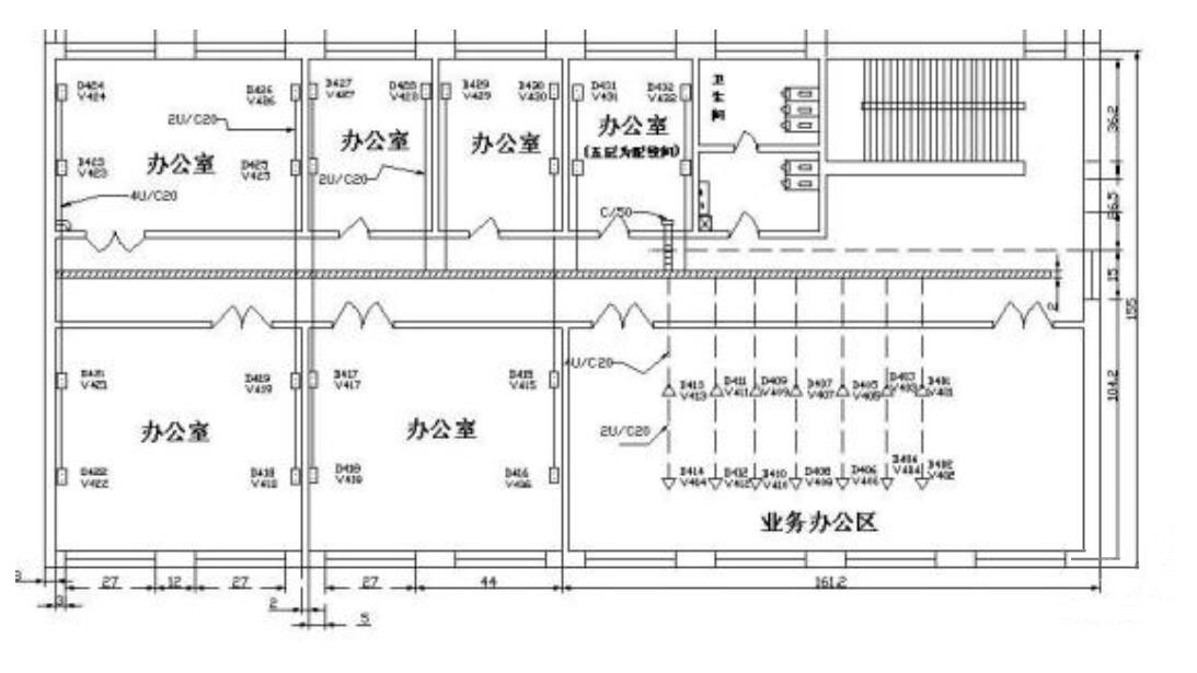 合肥办公室装修布线图 2